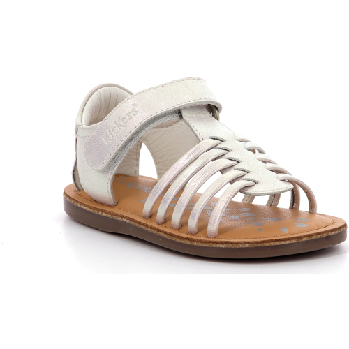 Chaussures Fille Sandales et Nu-pieds Kickers Divslim Blanc