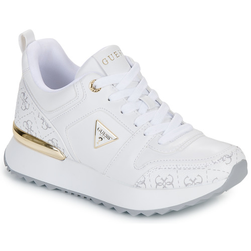 Chaussures Femme Baskets basses Guess KYNNETH Blanc