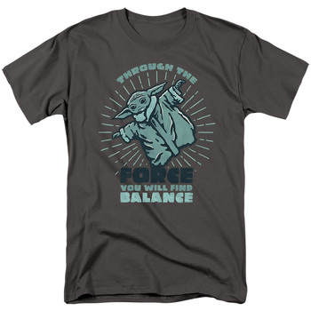 Vêtements Homme T-shirts manches longues Star Wars The Mandalorian You Will Find Balance Multicolore