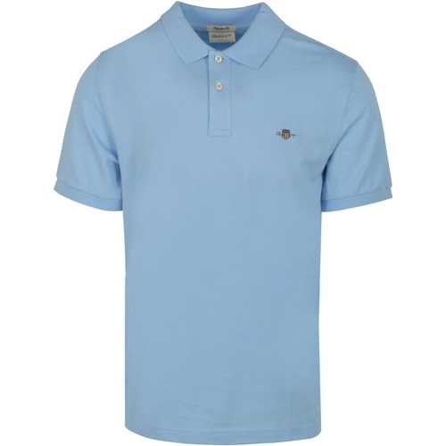 Vêtements Homme T-shirts & Polos Gant Shield Piqué Polo Bleu Clair Bleu