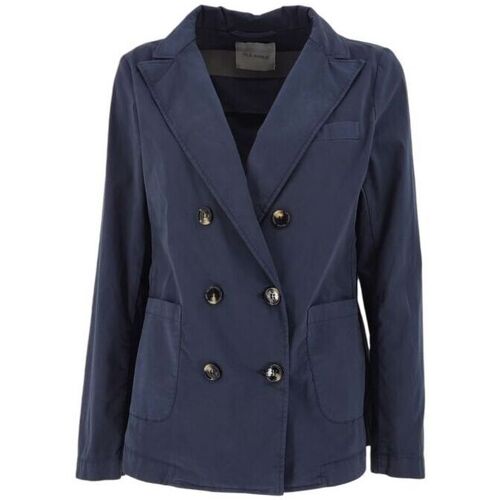 Vêtements Femme Vestes / Blazers True Nyc Veste Sabi Femme Blue Bleu