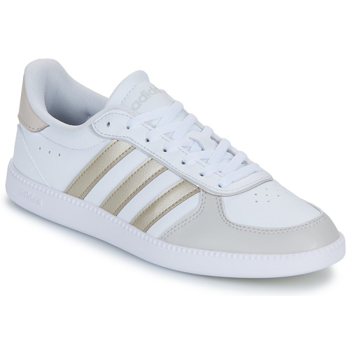 Chaussures Femme Baskets basses Adidas Sportswear BREAKNET SLEEK Blanc / Doré / Rose