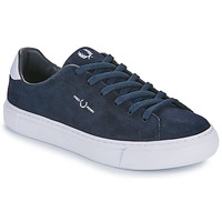 Chaussures Homme Baskets basses Fred Perry B71 SUEDE Marine / Blanc