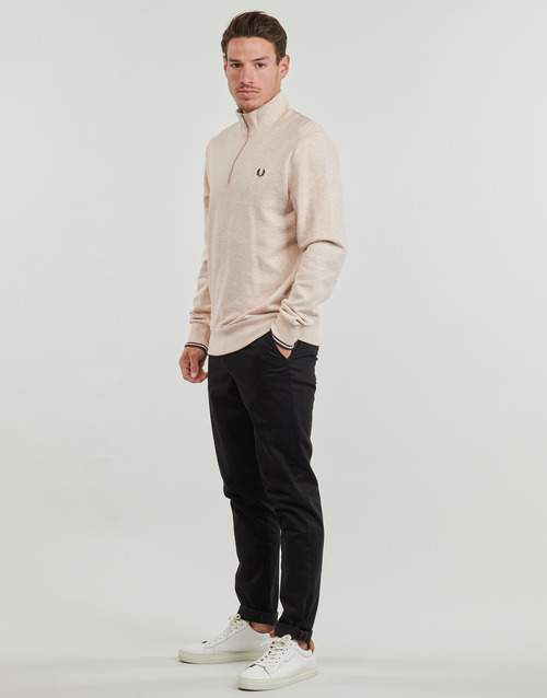 Fred Perry HALF ZIP Beige