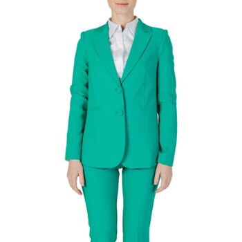 Vêtements Femme Vestes / Blazers Sandro Ferrone S18XBDBASILE Vert