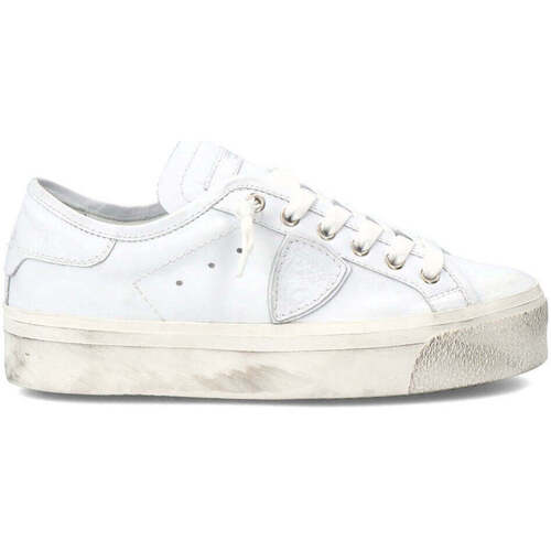 Chaussures Femme Baskets mode Philippe Model  Blanc