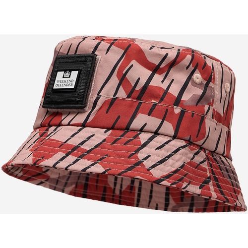 Accessoires textile Homme Casquettes Weekend Offender Choroni camo - blaze rain camo Rouge