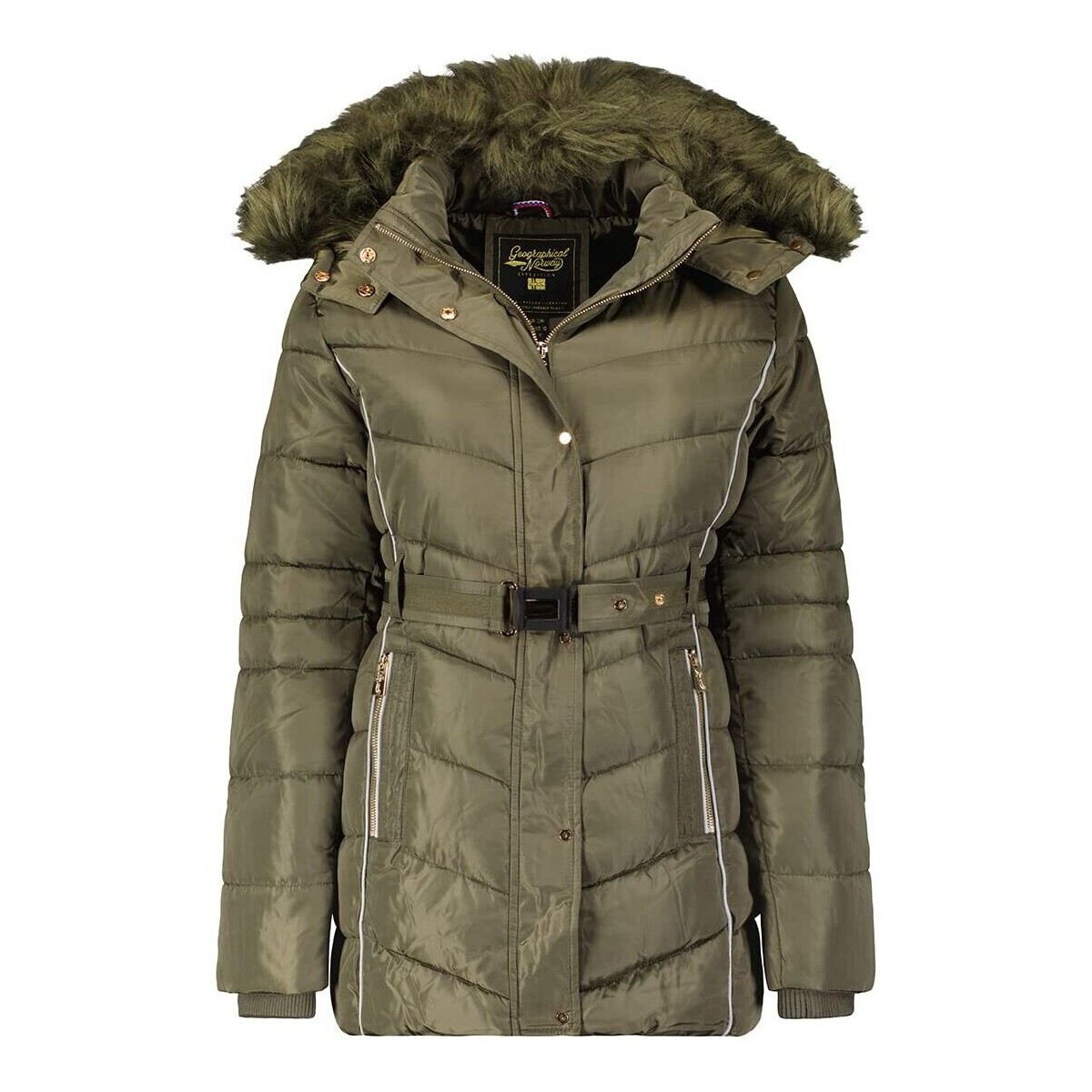 Vêtements Femme Parkas Geographical Norway BECKY Kaki