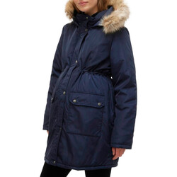 Vêtements Femme Parkas Mamalicious 20019959 Bleu