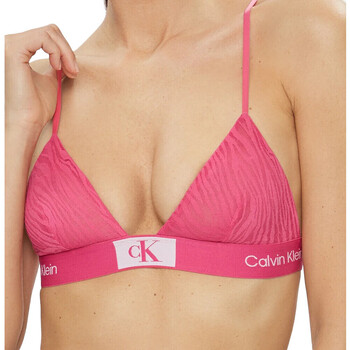 Sous-vêtements Femme Bandeaux & bretelles amovibles Calvin Klein Jeans 000QF7377E Rose