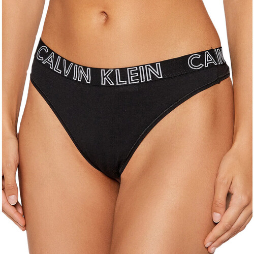 Sous-vêtements Femme Strings Calvin Klein Jeans 000QD3636E Noir