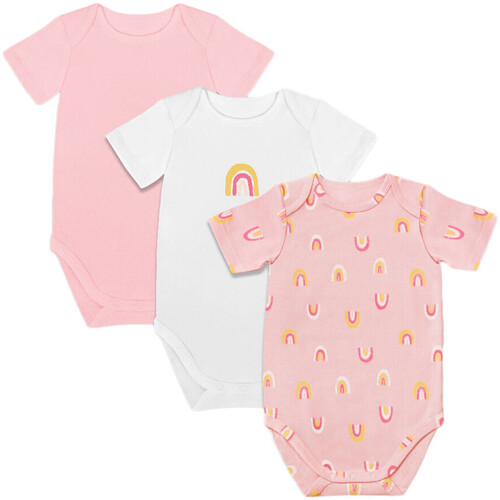 Sous-vêtements Fille Bodys DIM -0BI2-MC Rose