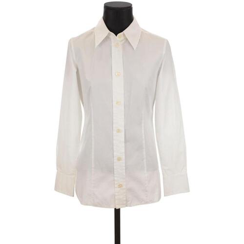 Vêtements Femme Chemises / Chemisiers BOSS Chemise en coton Blanc