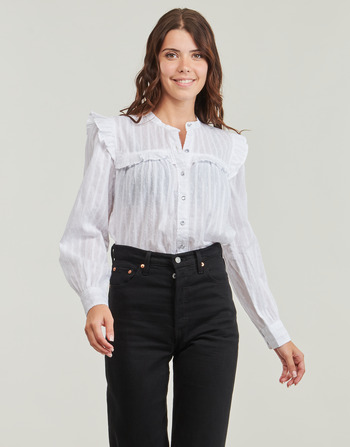 Vêtements Femme Tops / Blouses Levi's GIANNA LS BLOUSE Blanc