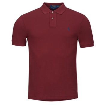 Vêtements Homme Polos manches courtes Polo Ralph Lauren POLO AJUSTE SLIM FIT EN COTON BASIC MESH Bordeaux / Red Carpet