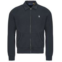 Vêtements Homme Vestes de survêtement Polo Ralph Lauren VESTE SWEAT EN MOLLETON TERRY Noir