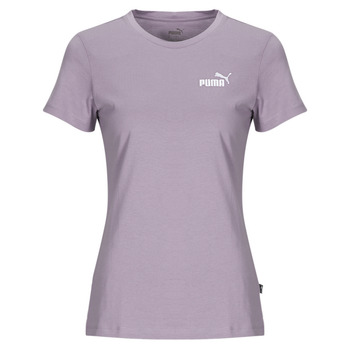 Vêtements Femme T-shirts manches courtes Puma ESS+ EMBROIDERY Lila