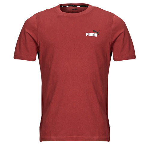 Vêtements Homme T-shirts manches courtes Puma ESS+ 2 COL SMALL LOGO TEE Bordeaux