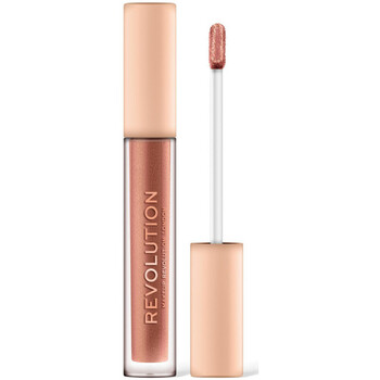 Beauté Femme Gloss Makeup Revolution Gloss Métallique Nudes Collection Marron