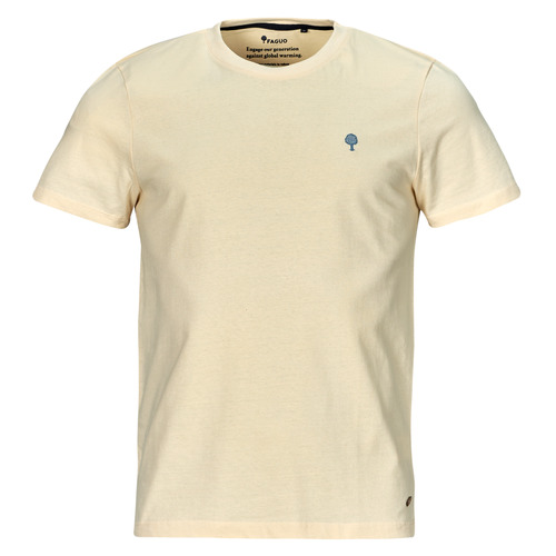 Vêtements Homme T-shirts manches courtes Faguo PAP ARCY T-SHIRT COTTON Beige