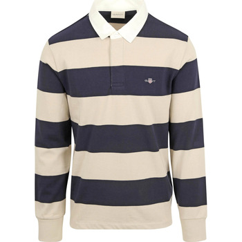 Vêtements Homme Sweats Gant Polo Rugger Beige Bleu Beige