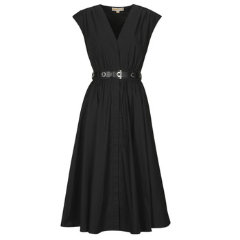 Vêtements Femme Robes longues MICHAEL Michael Kors ROLLER BUCKLE MINI DRS Noir