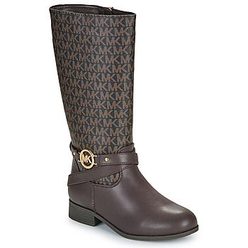 Chaussures Fille Bottes ville MICHAEL Michael Kors FINLEY RORY Marron