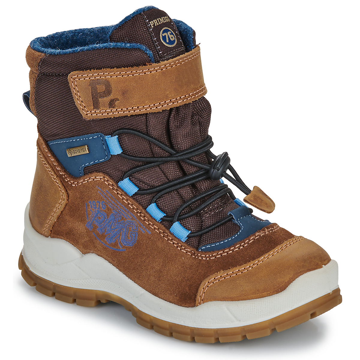 Chaussures Garçon Bottes de neige Primigi HANS GTX Marron