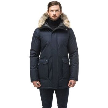 Vêtements Homme Manteaux Nobis Parka à capuche fourrure Yves  marine Bleu