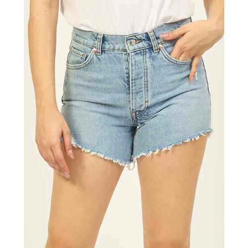 Vêtements Femme Shorts / Bermudas BOSS Short femme  en denim coupe classique Bleu