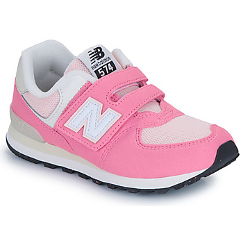 Chaussures Fille Baskets basses New Balance 574 Rose