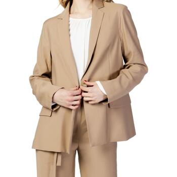 Vêtements Femme Vestes / Blazers Sandro Ferrone TINTA UNITA S23XBBBINDO Beige