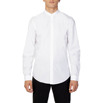 Vêtements Homme Chemises manches longues Antony Morato SÉOUL SLIM FIT MMSL00692-FA400078 Blanc