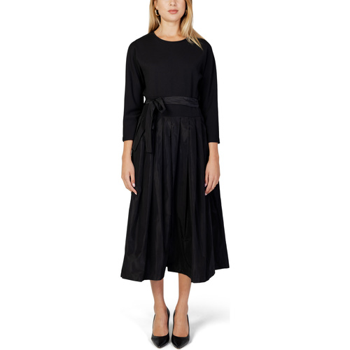 Vêtements Femme Robes longues Sandro Ferrone S14YBDBUSTINO Noir