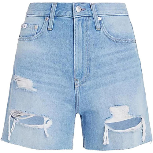 Vêtements Femme Shorts / Bermudas Calvin Klein Jeans MOM J20J222803 Bleu