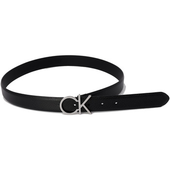 Accessoires textile Femme Ceintures Calvin Klein Jeans LOGO 3.0 PEBBLE K60K611903 Noir