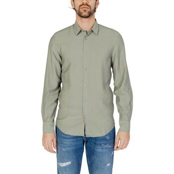 Vêtements Homme Chemises manches longues Antony Morato NAPOLI MMSL00721-FA400082 Vert