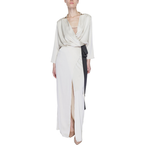 Vêtements Femme Robes longues Sandro Ferrone S23XBDBELAMY Beige