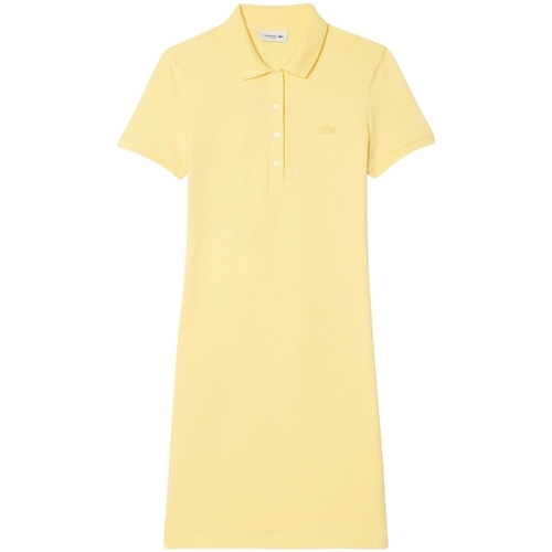 Vêtements Femme Robes Lacoste Robe Polo  Ref 52459 107 Jaune pastel Jaune