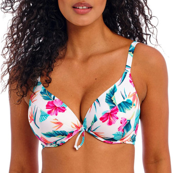 Vêtements Femme Maillots de bain séparables Freya Palm Paradise Blanc