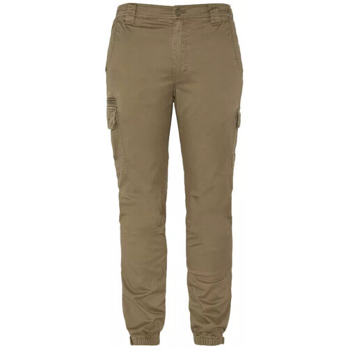 Vêtements Homme Pantalons Schott CARGO ELASTIQUE EN BAS Vert