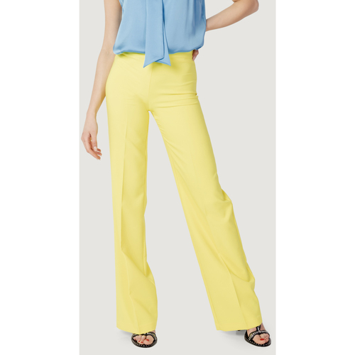 Vêtements Femme Pantalons fluides / Sarouels Sandro Ferrone TINTA UNITA S18XBCRANDY Jaune