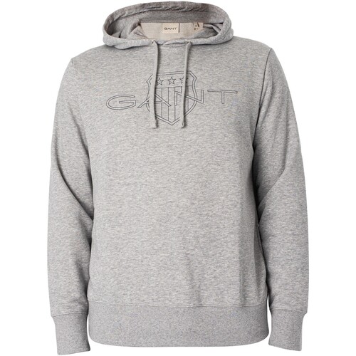 Vêtements Homme Sweats Gant Sweat à capuche avec logo graphique Gris