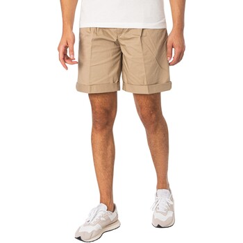 Vêtements Homme Shorts / Bermudas Replay Short en molleton à logo encadré Beige