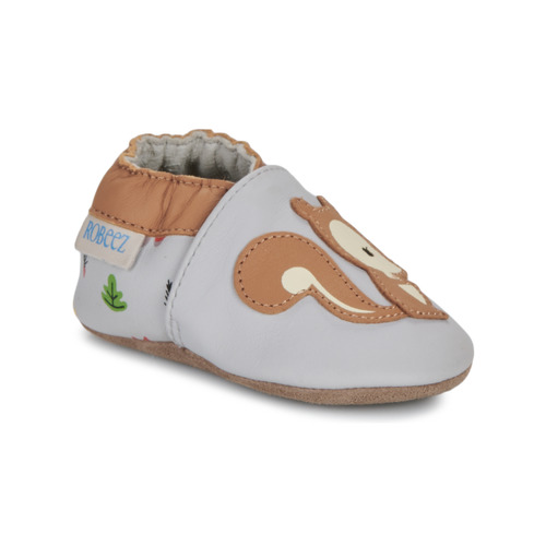 Chaussures Garçon Chaussons Robeez SQUICKY Gris