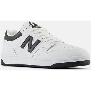 Chaussures Baskets mode New Balance BB480LBK-WHITE/BLACK Blanc