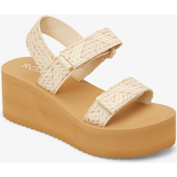 Chaussures Femme Sandales et Nu-pieds Roxy Salty Sun Beige