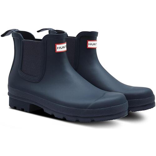 Chaussures Homme Bottes Hunter Original Bleu