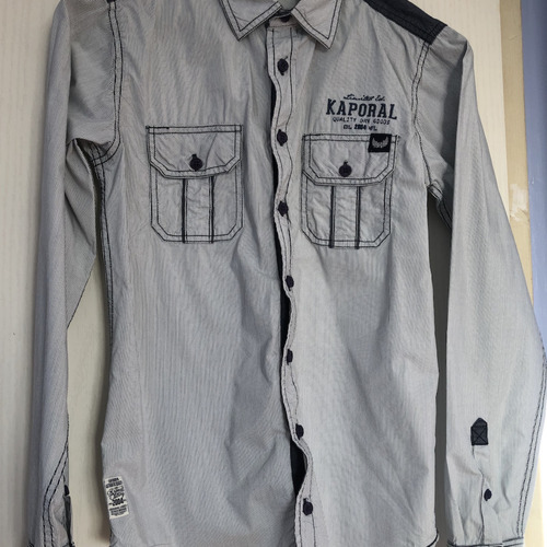 Vêtements Garçon Chemises manches longues Kaporal Kaporal - chemise taille 14 ans Gris