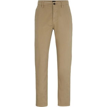 Vêtements Homme Pantalons BOSS Satin Chino Beige Beige